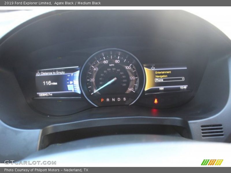 Agate Black / Medium Black 2019 Ford Explorer Limited