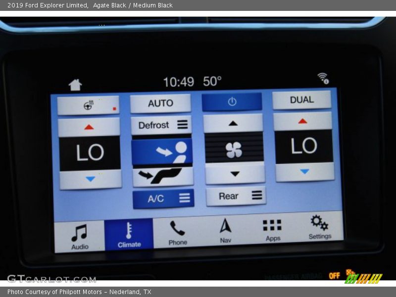 Agate Black / Medium Black 2019 Ford Explorer Limited