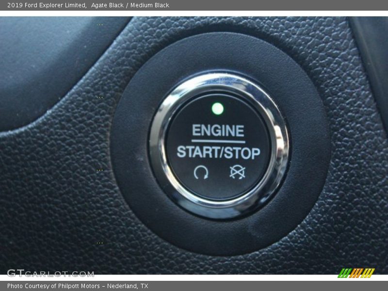 Agate Black / Medium Black 2019 Ford Explorer Limited