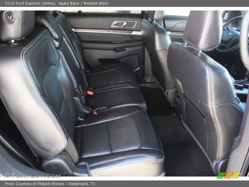 Agate Black / Medium Black 2019 Ford Explorer Limited
