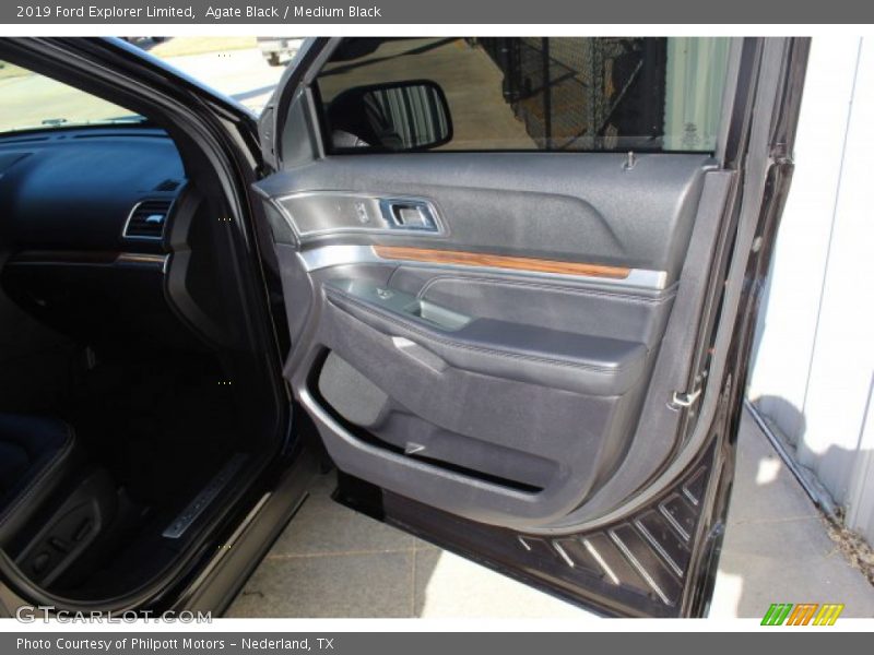 Agate Black / Medium Black 2019 Ford Explorer Limited