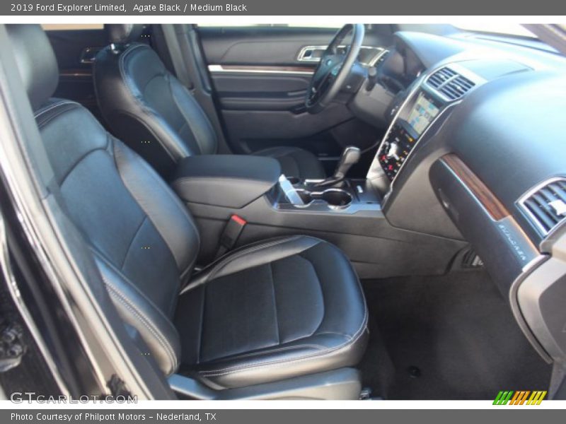 Agate Black / Medium Black 2019 Ford Explorer Limited
