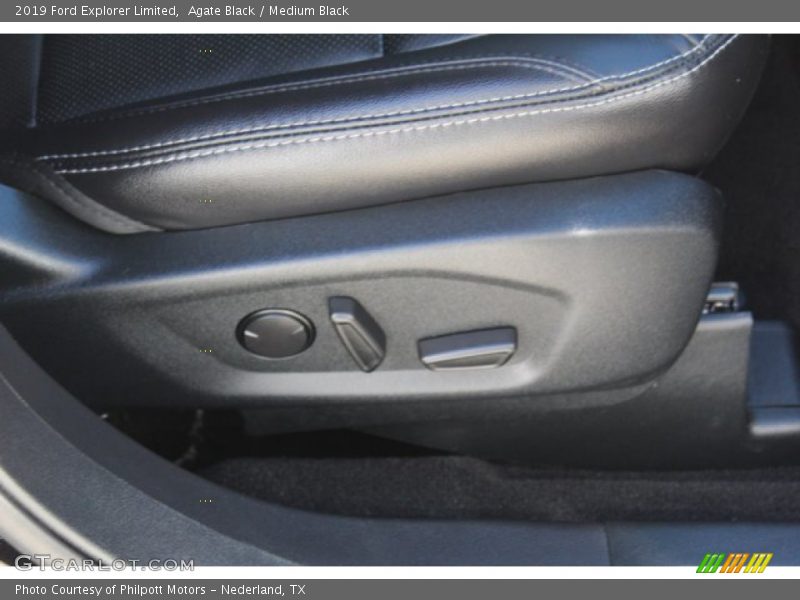 Agate Black / Medium Black 2019 Ford Explorer Limited