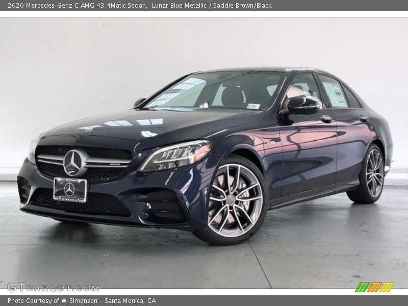 Front 3/4 View of 2020 C AMG 43 4Matic Sedan