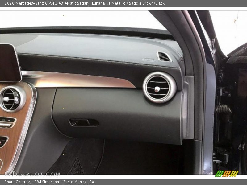 Lunar Blue Metallic / Saddle Brown/Black 2020 Mercedes-Benz C AMG 43 4Matic Sedan