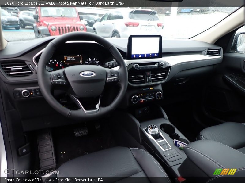 Dashboard of 2020 Escape SEL 4WD