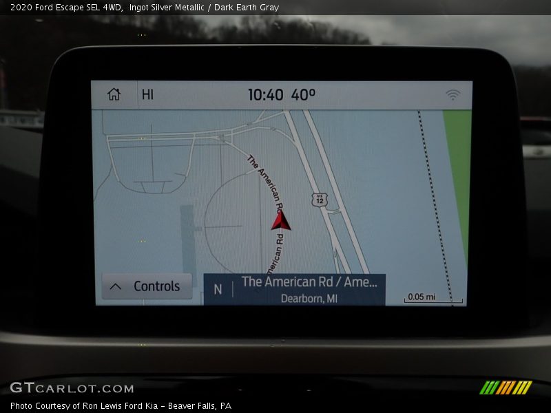 Navigation of 2020 Escape SEL 4WD