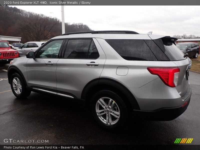 Iconic Silver Metallic / Ebony 2020 Ford Explorer XLT 4WD