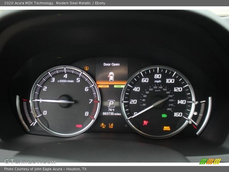 Modern Steel Metallic / Ebony 2020 Acura MDX Technology