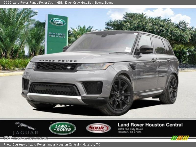Eiger Gray Metallic / Ebony/Ebony 2020 Land Rover Range Rover Sport HSE