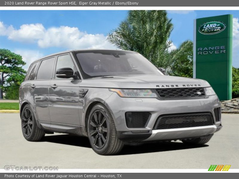 Eiger Gray Metallic / Ebony/Ebony 2020 Land Rover Range Rover Sport HSE