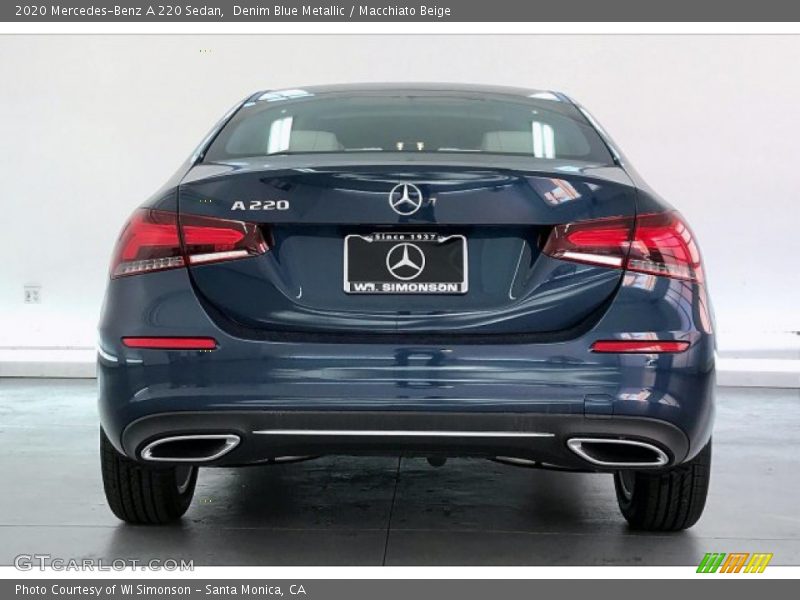 Denim Blue Metallic / Macchiato Beige 2020 Mercedes-Benz A 220 Sedan