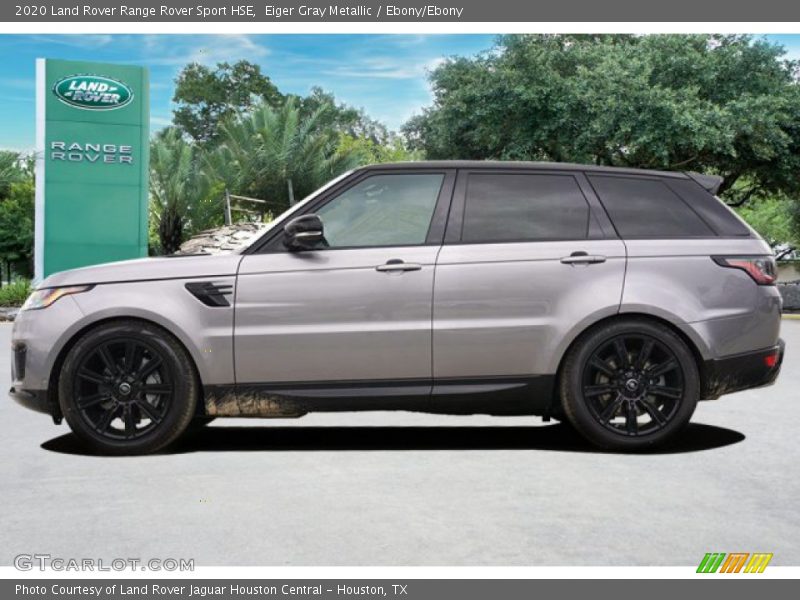 Eiger Gray Metallic / Ebony/Ebony 2020 Land Rover Range Rover Sport HSE