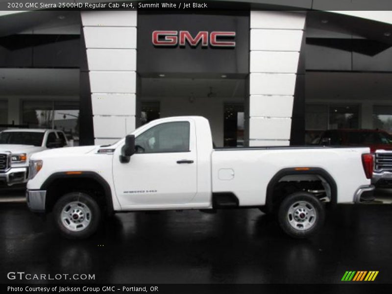 Summit White / Jet Black 2020 GMC Sierra 2500HD Regular Cab 4x4
