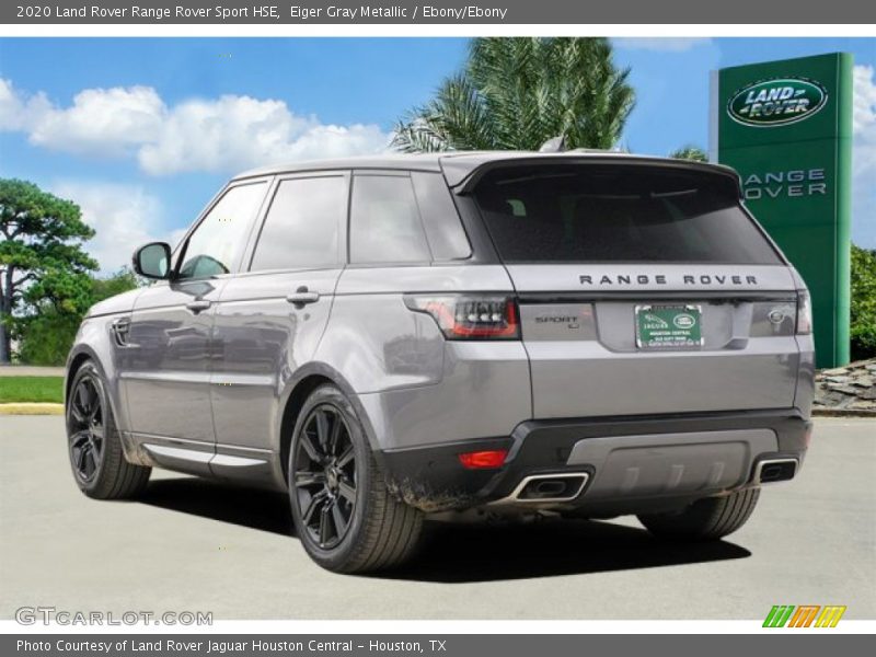Eiger Gray Metallic / Ebony/Ebony 2020 Land Rover Range Rover Sport HSE