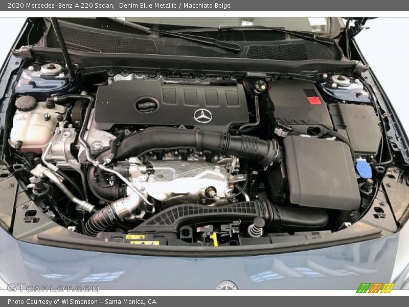 Denim Blue Metallic / Macchiato Beige 2020 Mercedes-Benz A 220 Sedan