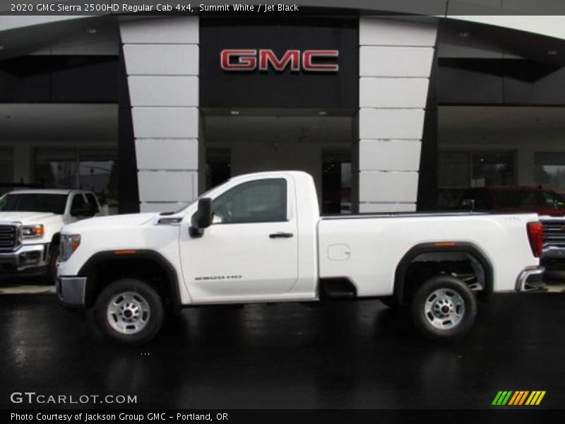 Summit White / Jet Black 2020 GMC Sierra 2500HD Regular Cab 4x4