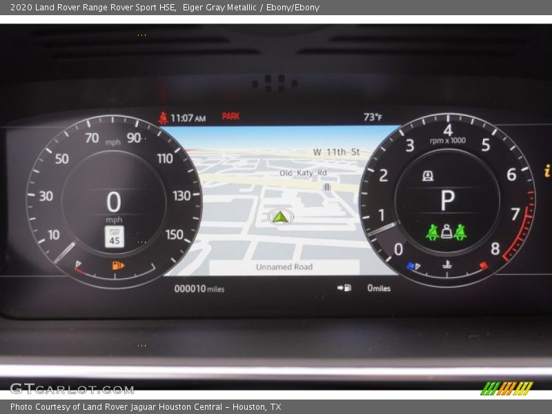 Eiger Gray Metallic / Ebony/Ebony 2020 Land Rover Range Rover Sport HSE