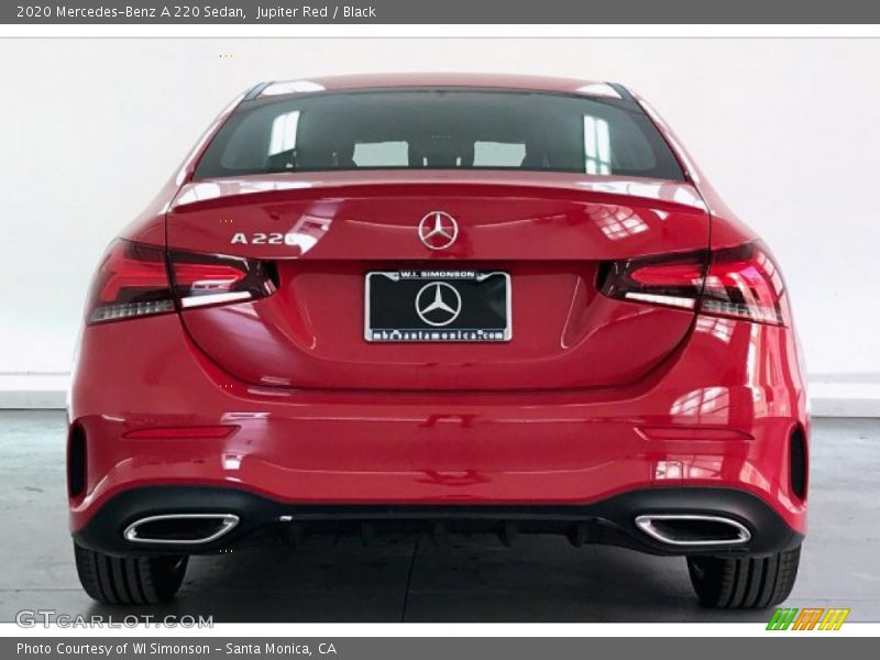 Jupiter Red / Black 2020 Mercedes-Benz A 220 Sedan