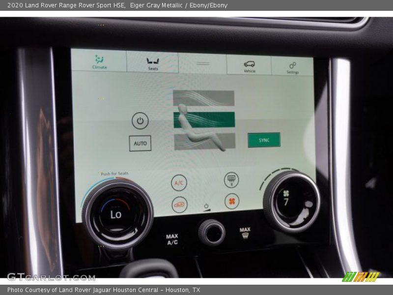 Eiger Gray Metallic / Ebony/Ebony 2020 Land Rover Range Rover Sport HSE