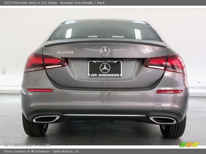 Mountain Grey Metallic / Black 2020 Mercedes-Benz A 220 Sedan