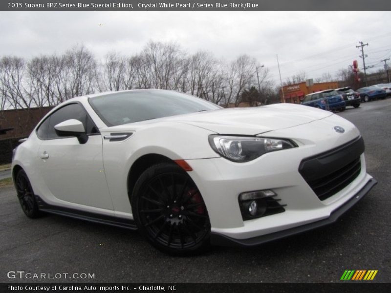 Crystal White Pearl / Series.Blue Black/Blue 2015 Subaru BRZ Series.Blue Special Edition