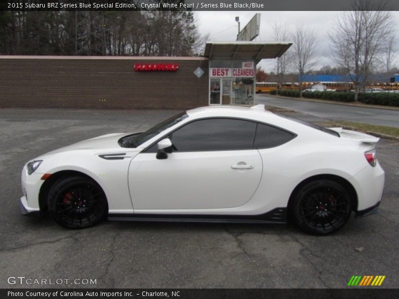 Crystal White Pearl / Series.Blue Black/Blue 2015 Subaru BRZ Series.Blue Special Edition