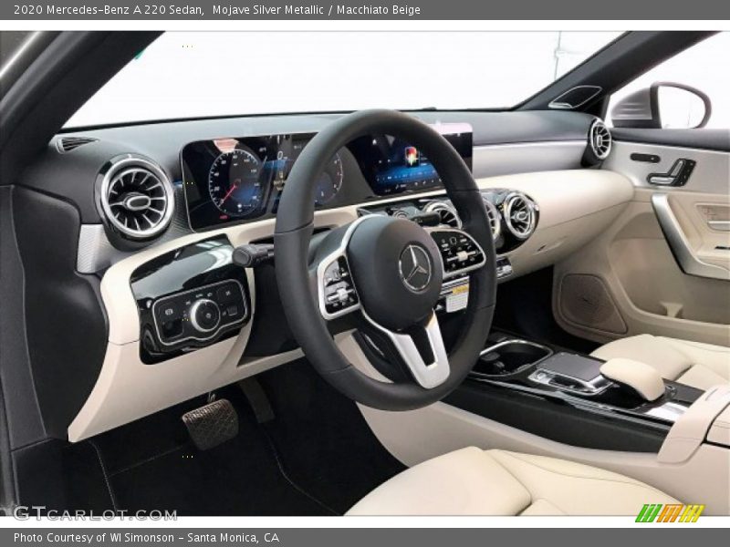 Mojave Silver Metallic / Macchiato Beige 2020 Mercedes-Benz A 220 Sedan