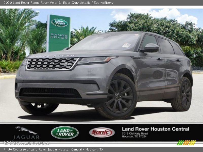 Eiger Gray Metallic / Ebony/Ebony 2020 Land Rover Range Rover Velar S