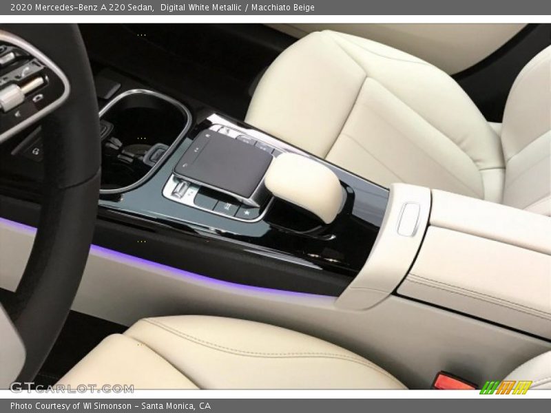 Digital White Metallic / Macchiato Beige 2020 Mercedes-Benz A 220 Sedan