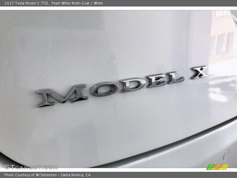  2017 Model X 75D Logo