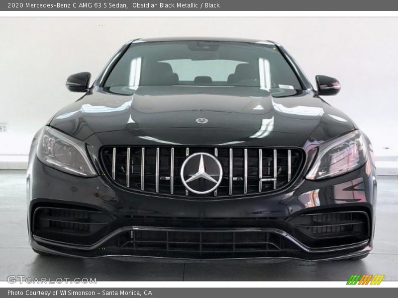 Obsidian Black Metallic / Black 2020 Mercedes-Benz C AMG 63 S Sedan