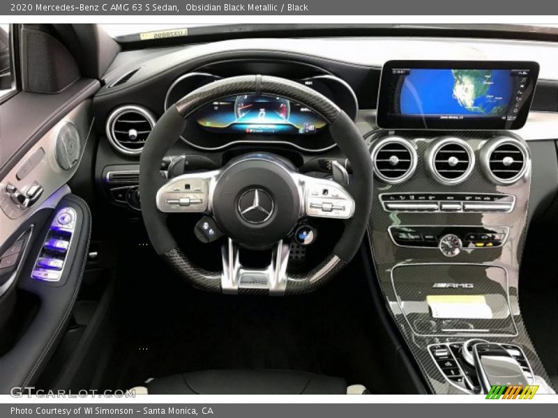 Obsidian Black Metallic / Black 2020 Mercedes-Benz C AMG 63 S Sedan