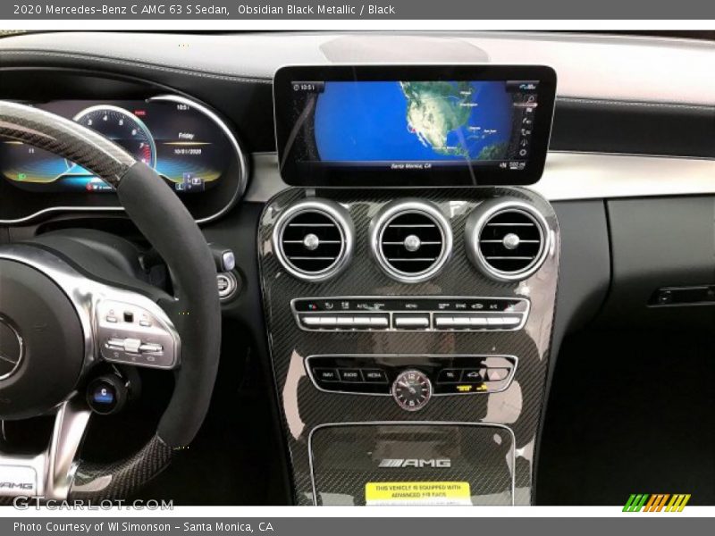 Controls of 2020 C AMG 63 S Sedan