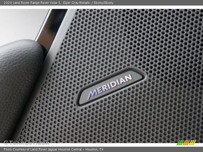 Eiger Gray Metallic / Ebony/Ebony 2020 Land Rover Range Rover Velar S