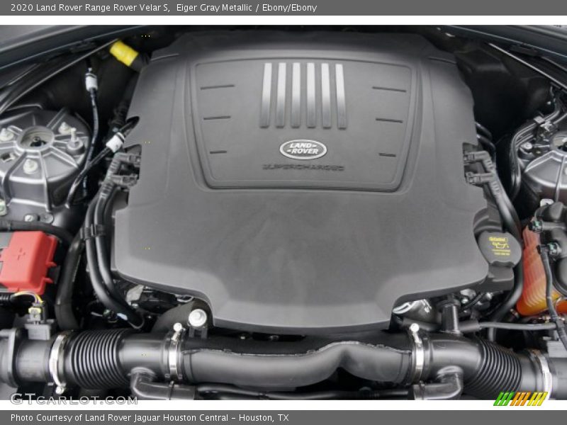Eiger Gray Metallic / Ebony/Ebony 2020 Land Rover Range Rover Velar S