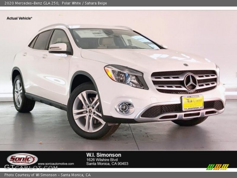 Polar White / Sahara Beige 2020 Mercedes-Benz GLA 250