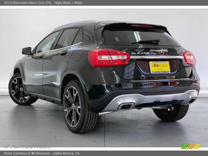 Night Black / Black 2020 Mercedes-Benz GLA 250