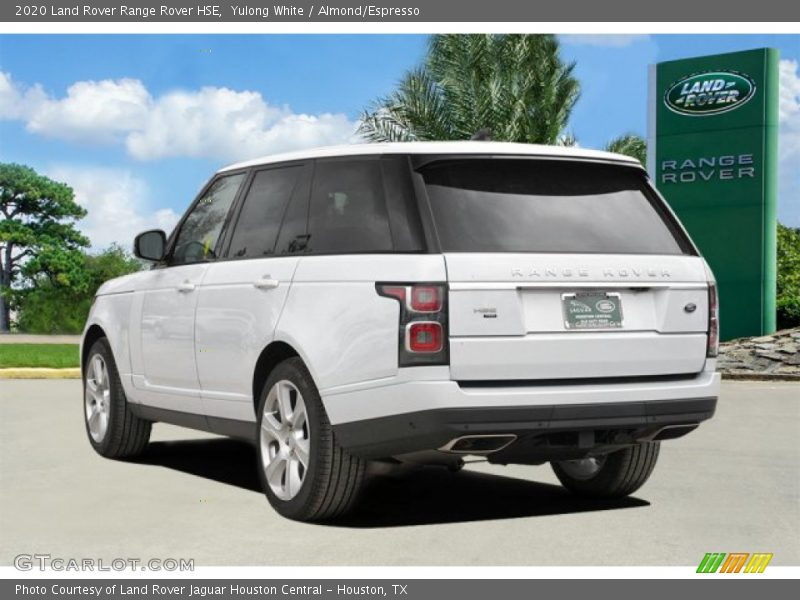 Yulong White / Almond/Espresso 2020 Land Rover Range Rover HSE