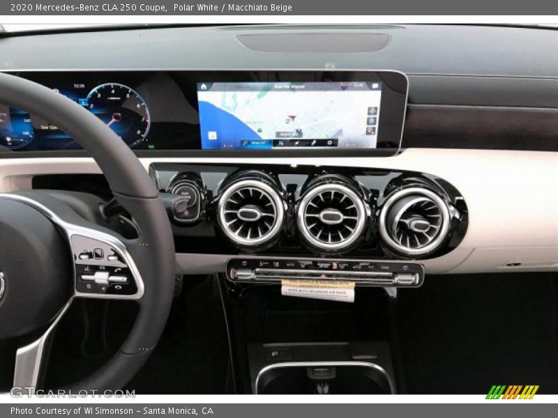 Polar White / Macchiato Beige 2020 Mercedes-Benz CLA 250 Coupe