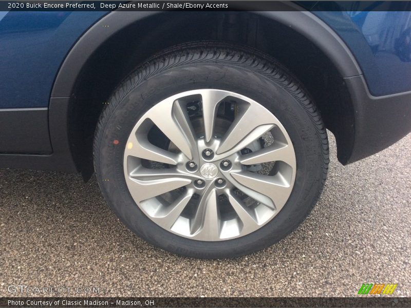 Deep Azure Metallic / Shale/Ebony Accents 2020 Buick Encore Preferred