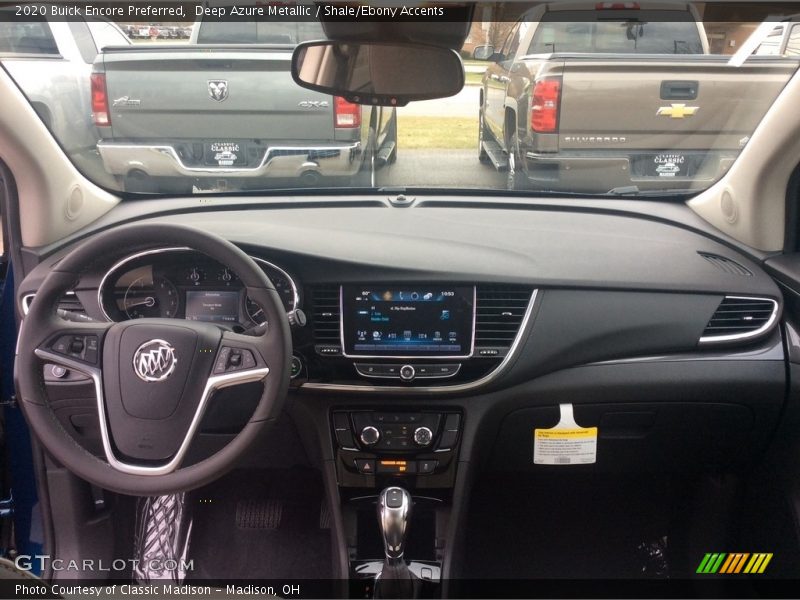 Deep Azure Metallic / Shale/Ebony Accents 2020 Buick Encore Preferred