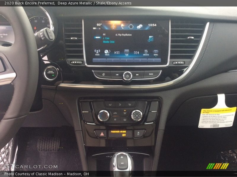 Deep Azure Metallic / Shale/Ebony Accents 2020 Buick Encore Preferred