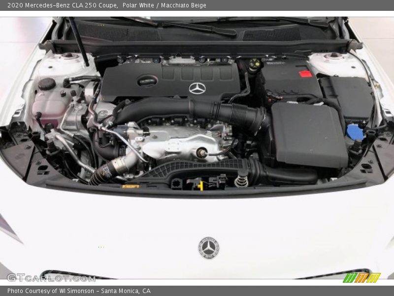 Polar White / Macchiato Beige 2020 Mercedes-Benz CLA 250 Coupe