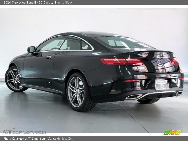 Black / Black 2020 Mercedes-Benz E 450 Coupe