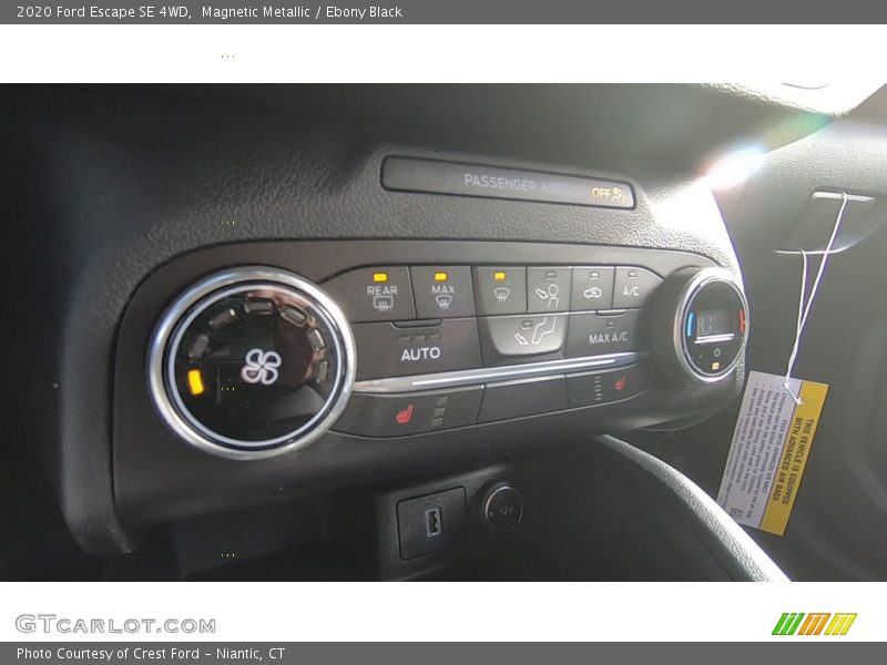 Magnetic Metallic / Ebony Black 2020 Ford Escape SE 4WD