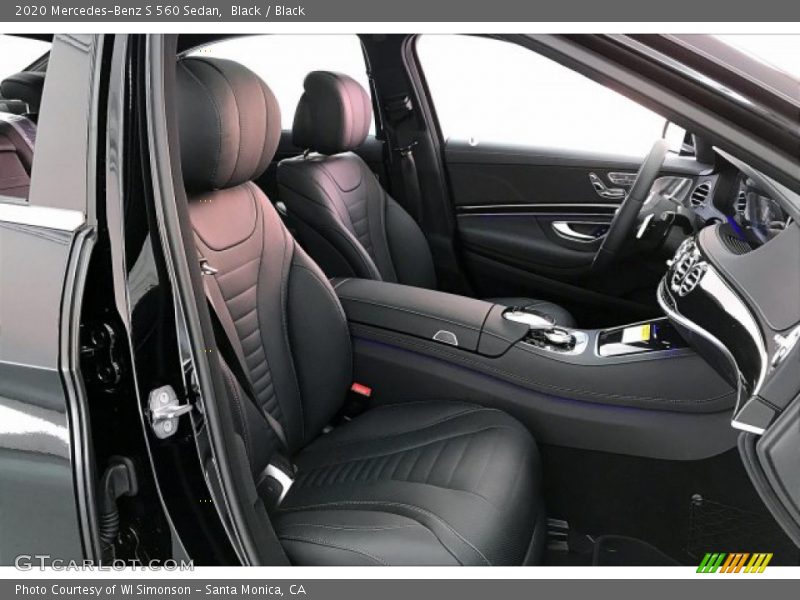 Front Seat of 2020 S 560 Sedan