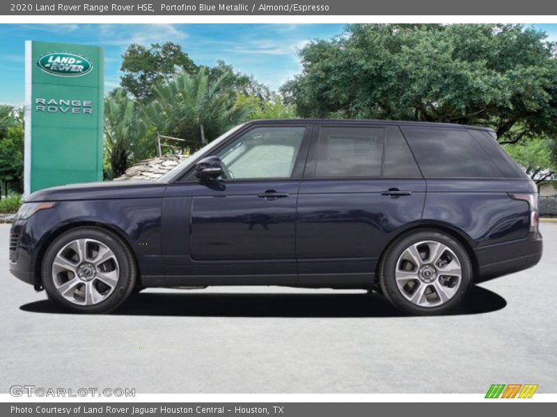 Portofino Blue Metallic / Almond/Espresso 2020 Land Rover Range Rover HSE