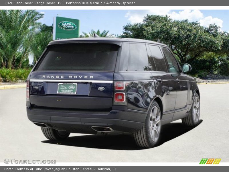 Portofino Blue Metallic / Almond/Espresso 2020 Land Rover Range Rover HSE