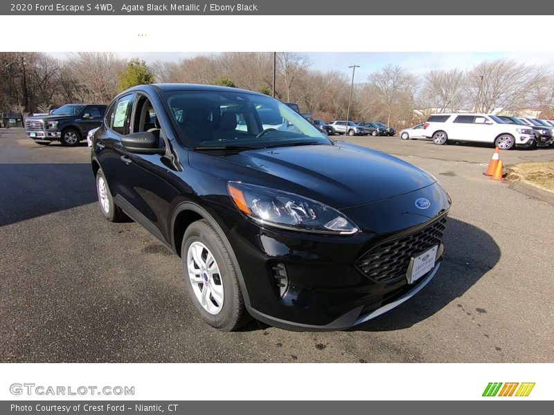 Agate Black Metallic / Ebony Black 2020 Ford Escape S 4WD